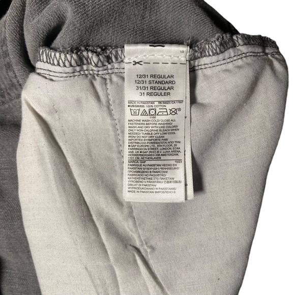 Gap High Rise Wide Leg Cargo Jeans - Picture 7 of 7